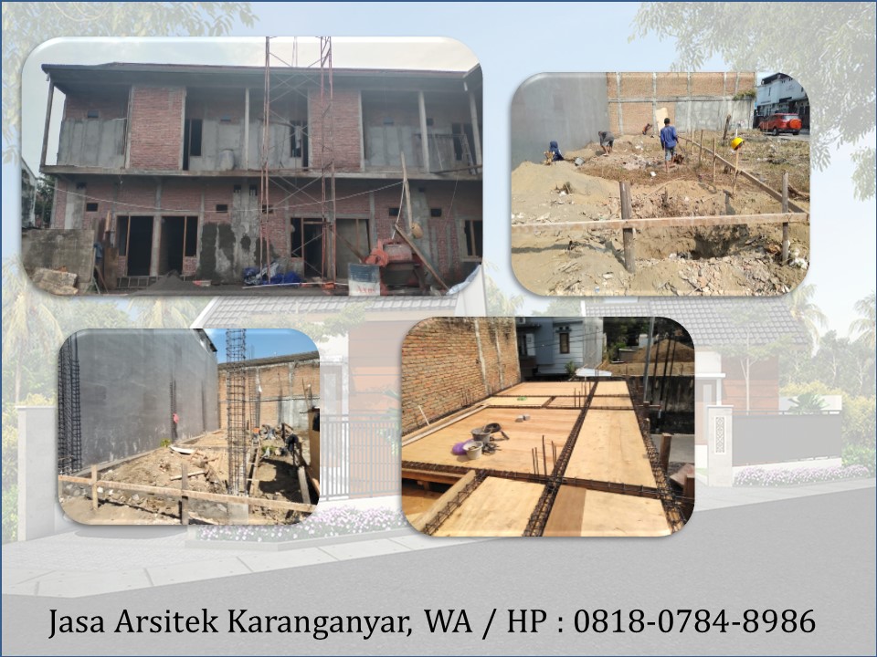 Jasa Arsitek Karanganyar, WA / HP : 0818-0784-8986